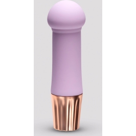 Crushious Mellow Puff Mini Wand - Lavender, 10 Vibration Modes, 11 cm