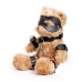 Crushious Crushito Plush Bear 31cm Black - Decorative Collectible with Harness