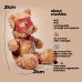 Crushious Crushito Plush Bear 31cm Red with Decorative Harness & Mask