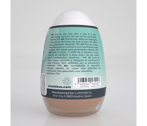 Crushious Ezy Egg The Novice Turquoise Intimate Soft-Touch Device