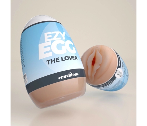 Crushious Ezy Egg The Lover Blue Intimate Stimulation Device TPE ABS