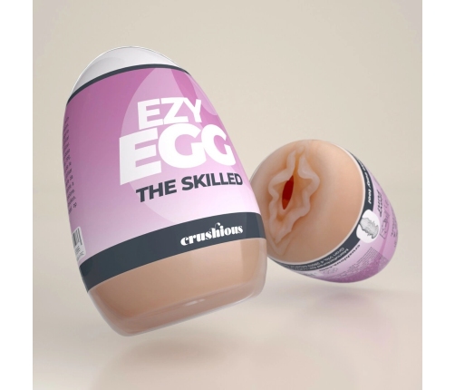 Crushious Ezy Egg The Skilled Purple - Compact Intimate Device TPE/ABS