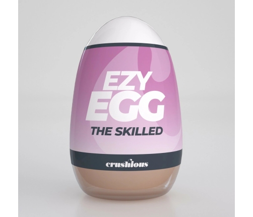 Crushious Ezy Egg The Skilled Purple - Compact Intimate Device TPE/ABS