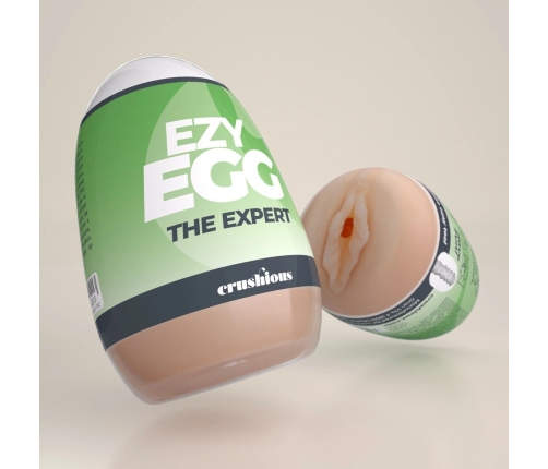Crushious Ezy Egg The Expert Green Compact Intimate Device TPE ABS