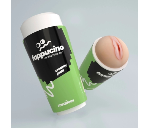Crushious Fappucino Creamy Puss Green - Intimate Cup, Soft TPE Liner