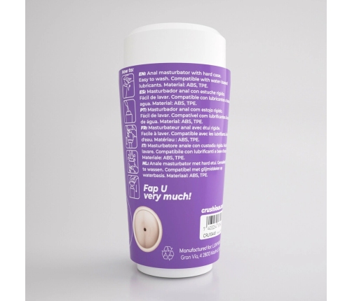 Crushious Fappucino Hot Buns Intimate Device Purple Compact Cup