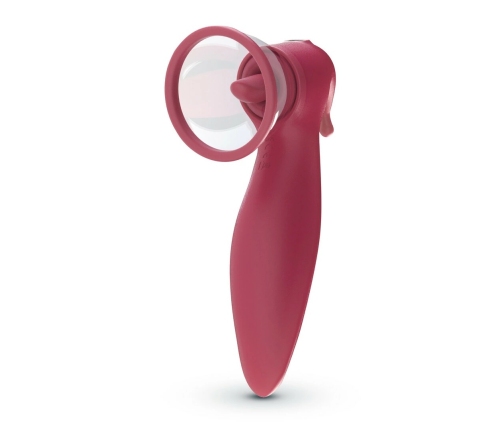 Crushious Saci Red - Multi-Functional Intimate Suction Device Silicone
