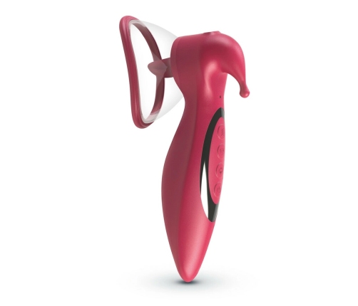 Crushious Saci Red - Multi-Functional Intimate Suction Device Silicone