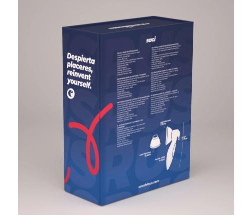 Crushious Saci Red - Multi-Functional Intimate Suction Device Silicone