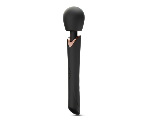 Crushious Holly Black Wand Massager - Rechargeable Silicone 30cm