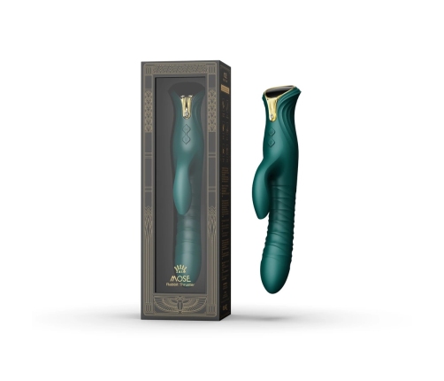 ZALO MOSE Rabbit Thruster Intimate Machine Turquoise Green