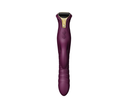 ZALO MOSE Velvet Purple Intimate Device with PowerThrust & Heating