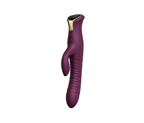 ZALO MOSE Velvet Purple Intimate Device with PowerThrust & Heating