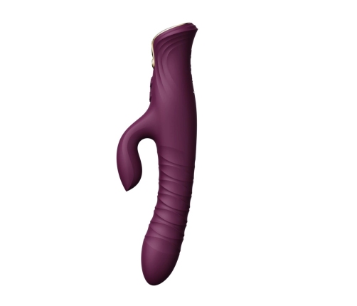 ZALO MOSE Velvet Purple Intimate Device with PowerThrust & Heating