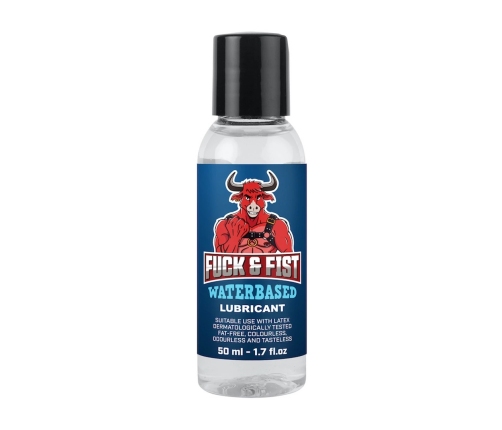 Fuck & Fist Water-Based Lubricant 50ml - Ultra-Light Formula, Condom Safe