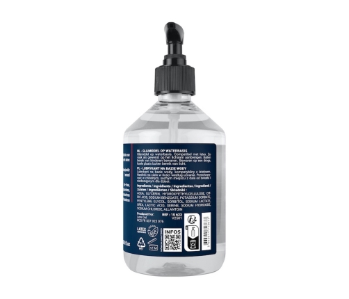 Fuck & Fist Waterbased Lubricant 500ml - Fluid Non-Sticky Formula