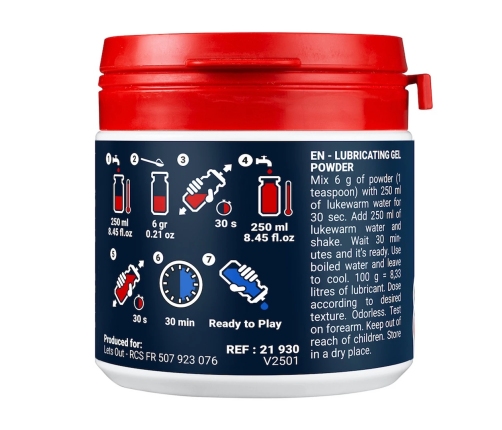 FF Powder Lubricant 100g - Customizable Mixing Formula, Jar