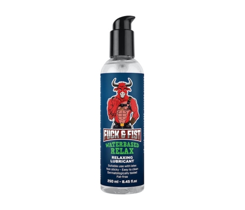 Fuck & Fist Waterbased Relax Lubricant 250ml - Menthol Comfort Formula