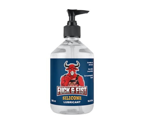 Fuck & Fist Silicone-Based Lubricant 500ml - Long-Lasting, Non-Sticky Formula