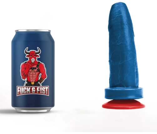 Fuck & Fist Magni S Intimate Machine Blue 14 cm Flexible PVC with Suction Base