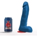 Hoenir L Blue - Anatomical Intimate Device with Suction Cup 20 cm