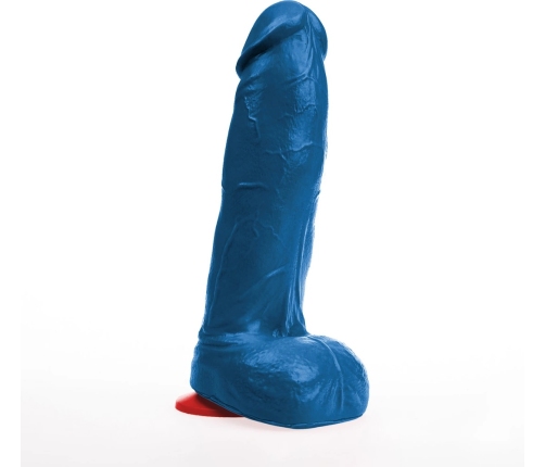 Hoenir L Blue - Anatomical Intimate Device with Suction Cup 20 cm