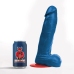 Hoenir XL Intimate Model with Removable Suction Cup 19cm Blue PVC
