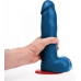 Hoenir XL Intimate Model with Removable Suction Cup 19cm Blue PVC
