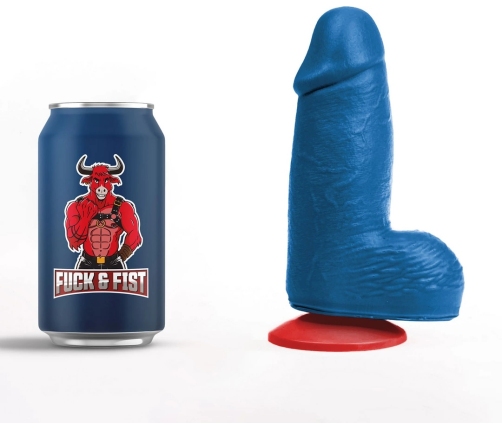 Dagr S Blue Intimate Device with Thick Anatomical Design 16 cm PVC