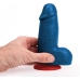 Dagr S Blue Intimate Device with Thick Anatomical Design 16 cm PVC