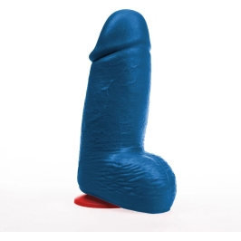 Dagr M Blue Anatomical Silicone Intimate Device 19.5cm with Suction Base