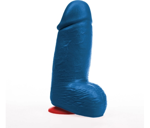 Dagr M Blue Anatomical Silicone Intimate Device 19.5cm with Suction Base