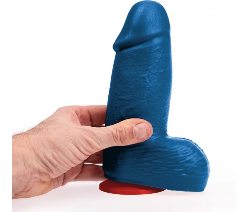 Dagr M Blue Anatomical Silicone Intimate Device 19.5cm with Suction Base