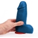Dagr M Blue Anatomical Silicone Intimate Device 19.5cm with Suction Base