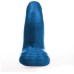 Buri S Curved Intimate Machine with Suction Cup 14 cm Blue PVC