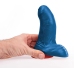 Buri S Curved Intimate Machine with Suction Cup 14 cm Blue PVC