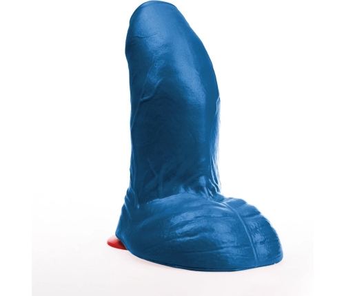 Buri XL Blue Curved Model PVC Intimate Machine with Suction Base 27cm