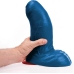 Buri XL Blue Curved Model PVC Intimate Machine with Suction Base 27cm