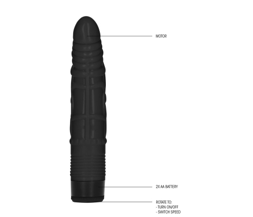 Slight Realistic Dildo Vibrator - 8 / 20 cm
