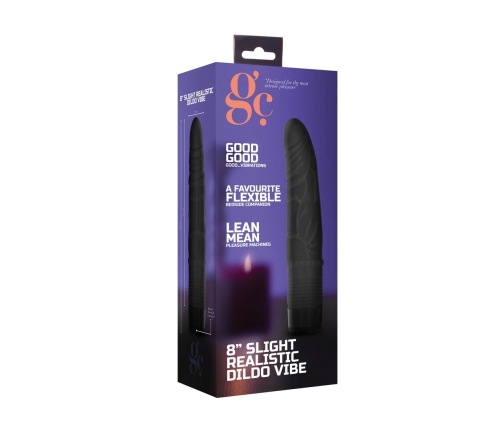 Slight Realistic Dildo Vibrator - 8 / 20 cm