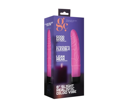 Slight Realistic Dildo Vibrator - 8 / 20 cm