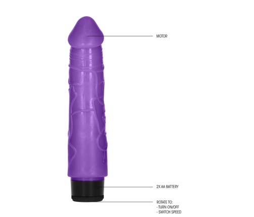 Thick Realistic Dildo Vibrator - 8 / 20 cm