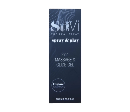 StiVi Massage Glide Gel 100ml - 2-in-1 Professional Formula