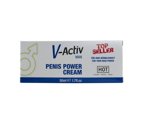 V-Activ - Penis Power Cream for Men - 2 fl oz / 50 ml