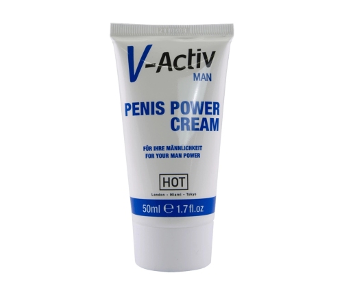 V-Activ - Penis Power Cream for Men - 2 fl oz / 50 ml