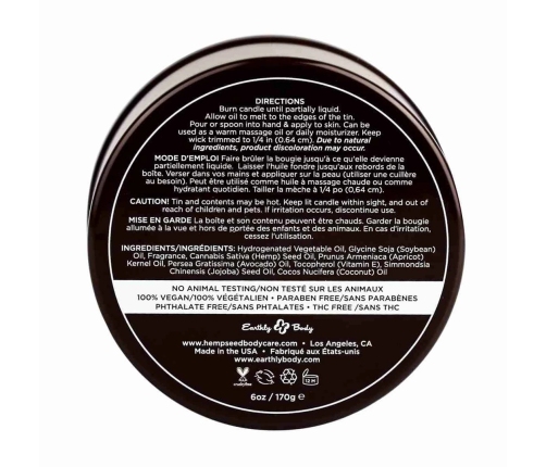 Guavalava massage candle - 6 oz / 170 gr