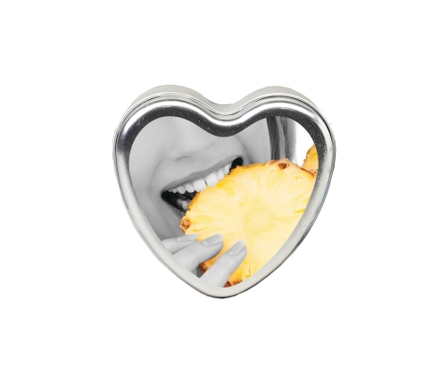 Earthly Body Heart Massage Candle Ananas 113g - pielęgnacyjna świeca