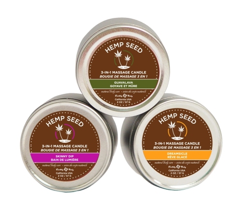 Massage candle Trio - 2 oz / 57 gr