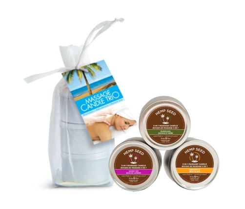 Massage candle Trio - 2 oz / 57 gr