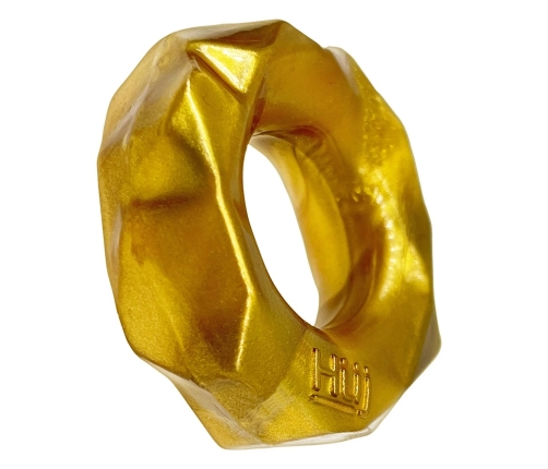 Hunkyjunk Fractal Bronze Comfort Fit Stretch Ring Plus+SILICONE